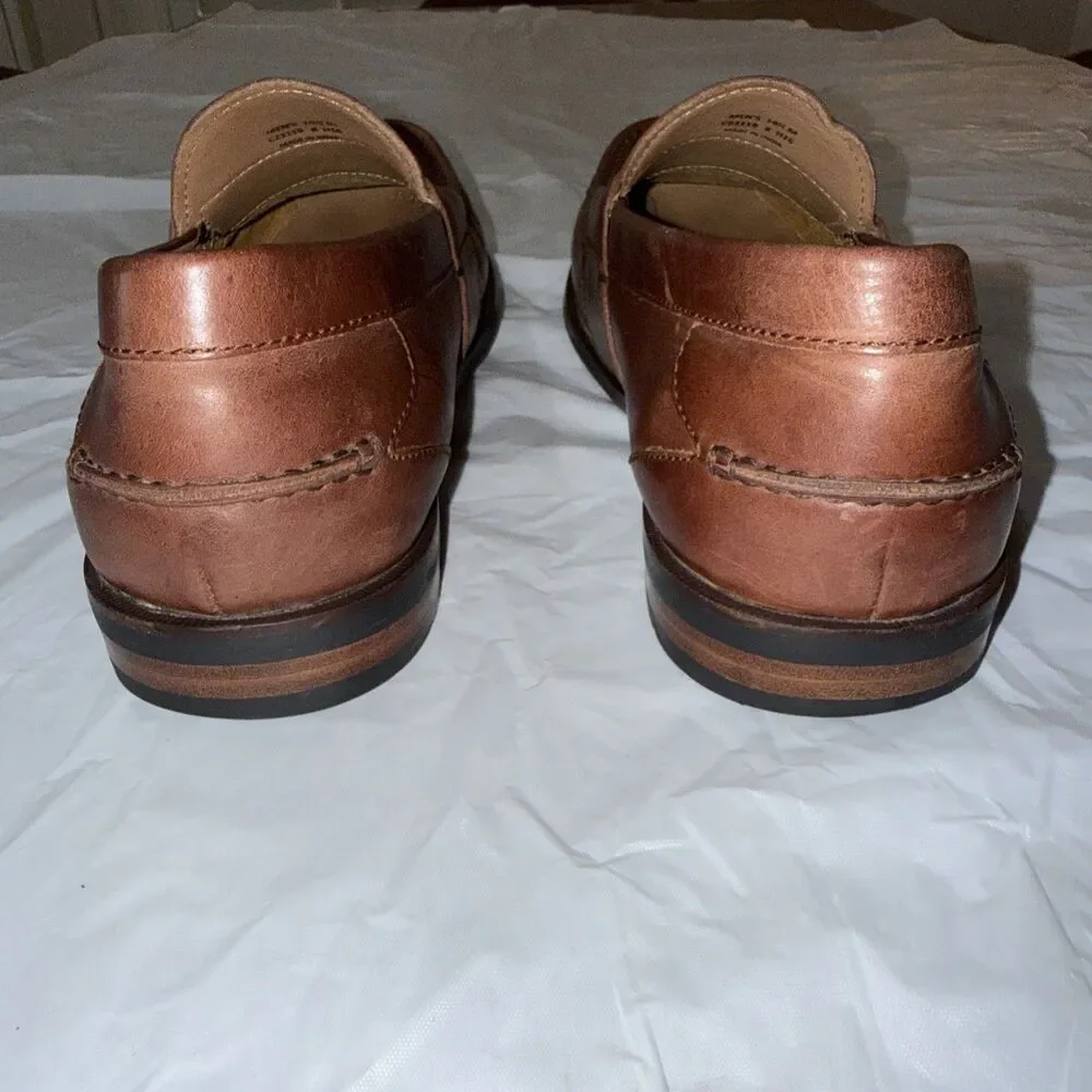 Cole Haan Pinch Grand OS Penny Loafers Mens 10.5 M British Tan Leather Shoes